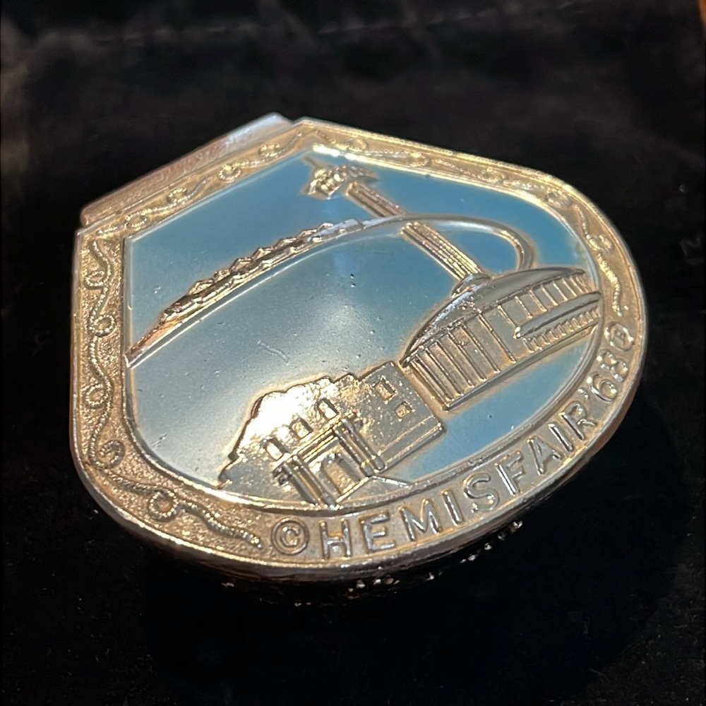 Hemisfair 1968 World Fair Trinket Box - Vintage